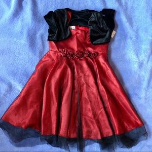 NWT Girls Party Dress Size 6 2pcs set